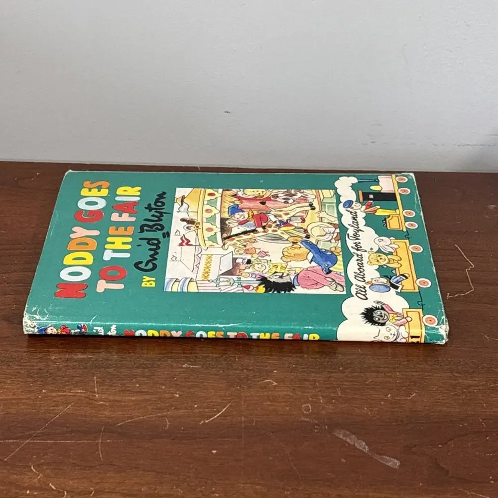Noddy Goes to the Fair Enid Blyton First Edition 1960 Hardcover DJ Great Britain